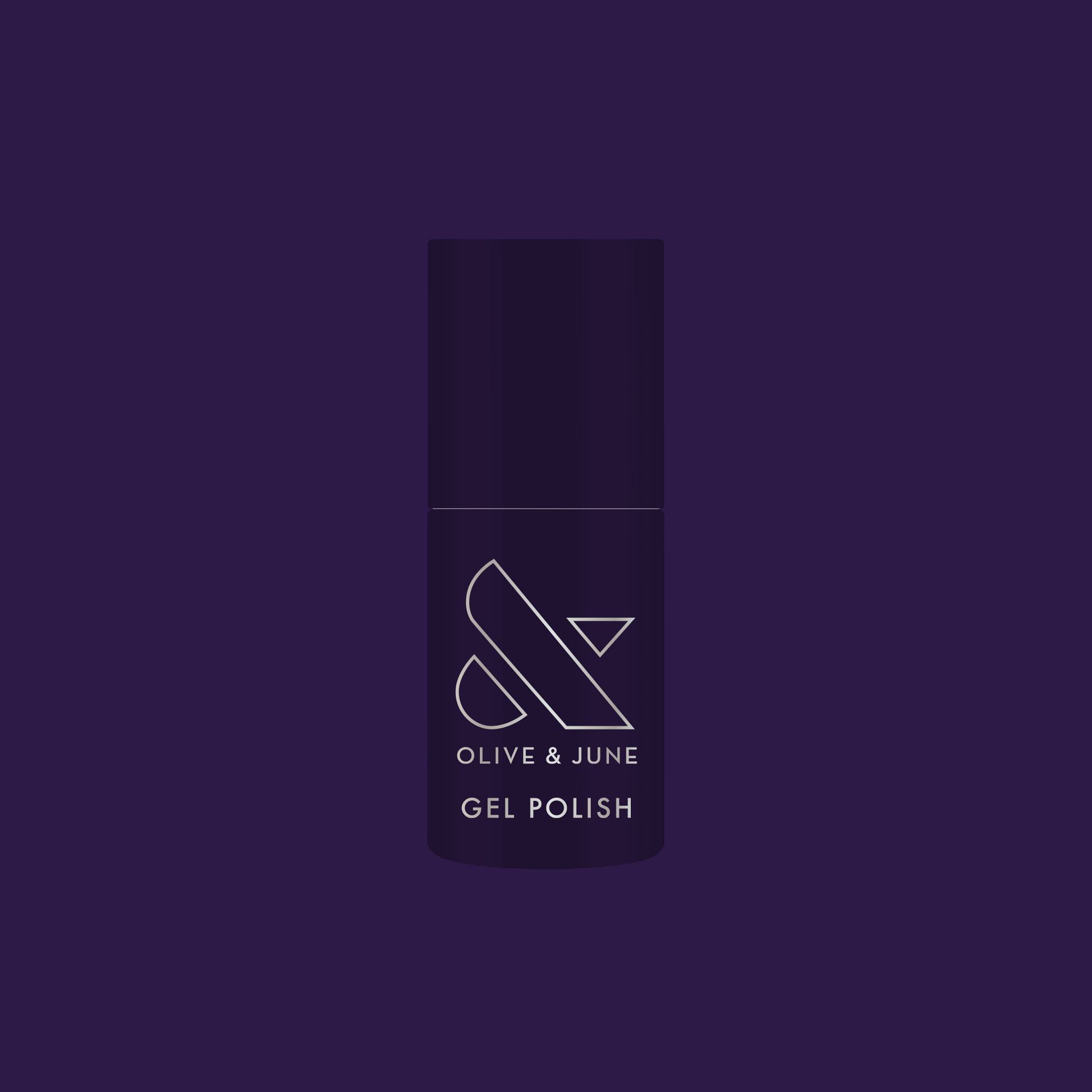 SD - Gel polish bottle in a deep plum shade for an elegant, long-lasting mani by Olive and June