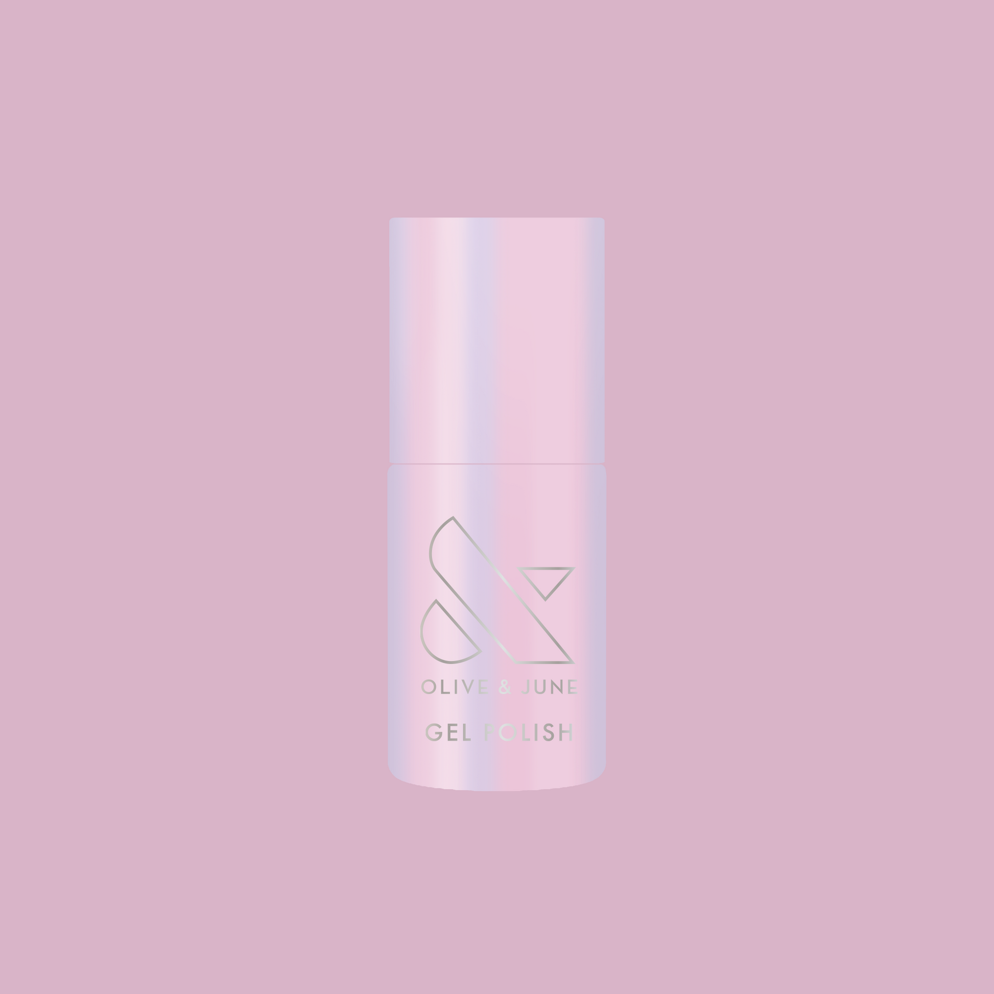 Pink Goldfish - Gel polish bottle in soft pink iridescent shade for a radiant mani by Olive and June